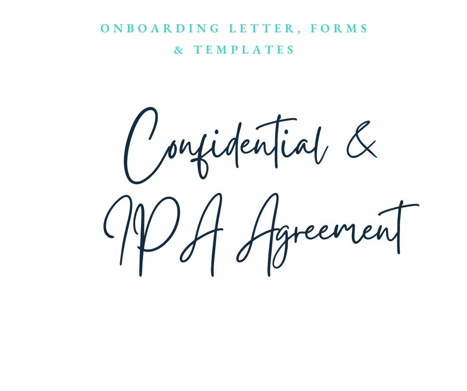 Confidentiality and Intellectual Property Agreement Template